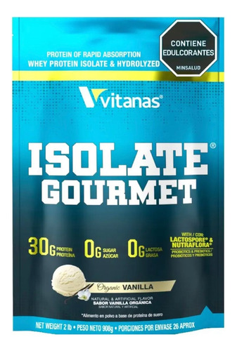 Proteina Isolate Gourmet 2lb - L a $92500