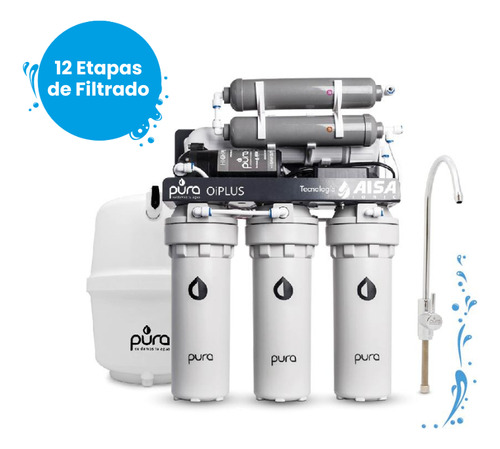 Pura Ósmosis Inversa Bajo Mesada Purificador Agua De Pozo  16lh