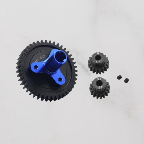 3 Peças 1:10 Metal Gear Slipper Clutch 43t 16 17t