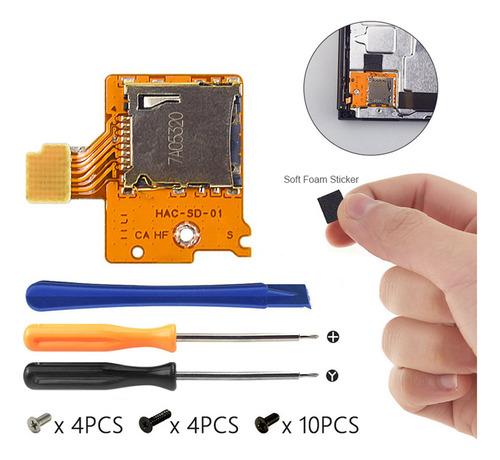 2 Ranuras Para Tarjetas Micro-sd Para Nintendo Switch Ns Tf