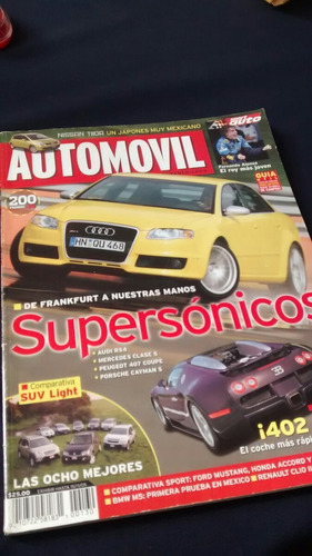 Revista Automóvil - Supersónicos