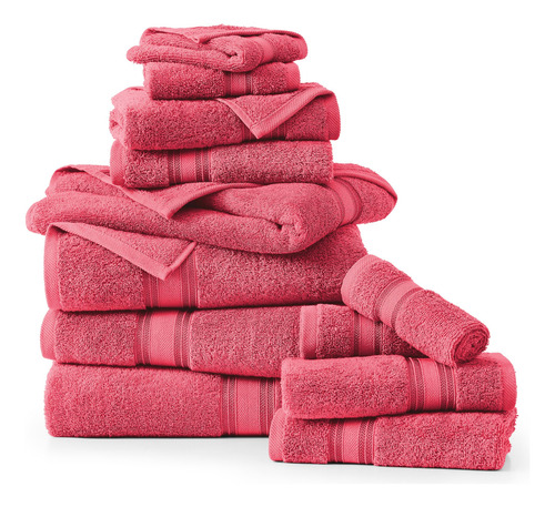 Juego De Toallas De Baño Lane Linen Luxury, 12 Piezas, 100%