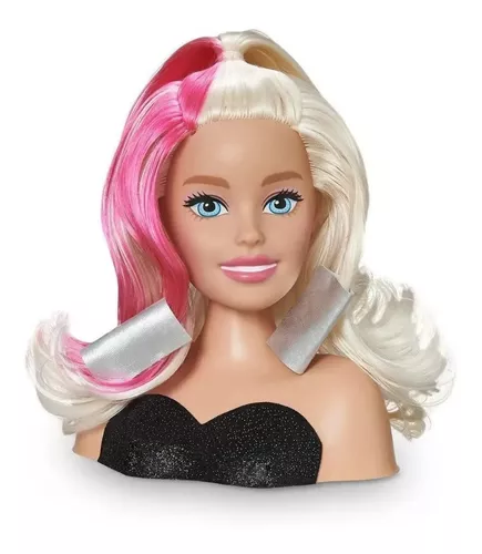 Boneca Barbie Busto Maquiagem e Cabelo Pupee 1282 – Starhouse Mega Store