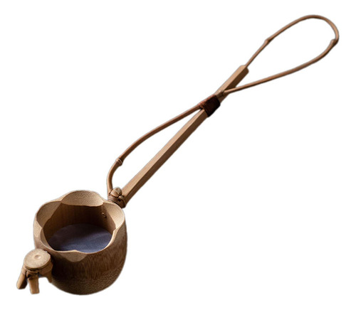 Colador De Té De Bambú, Herramienta De 22,3 Cm X 4,5 Cm