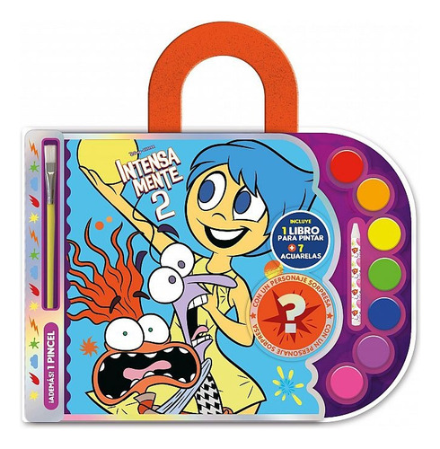 Set Blister Acuarela Intensamente 2 Con Libro Para Pintar Color Multicolor