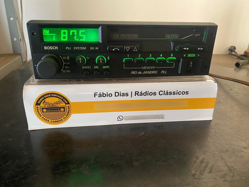 Rádio Bosch Rio De Janeiro Pll Fm Fita E Bluetooth Integrado (Usado)