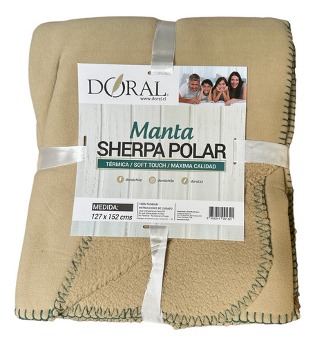 Manta Sherpa Polar 127 X 152 Cm Doral