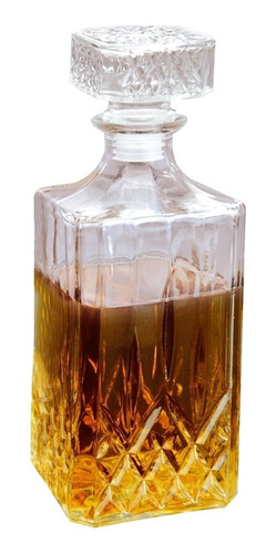 Botella Whisky Vidrio 990ml/9.5x9.5x24cm