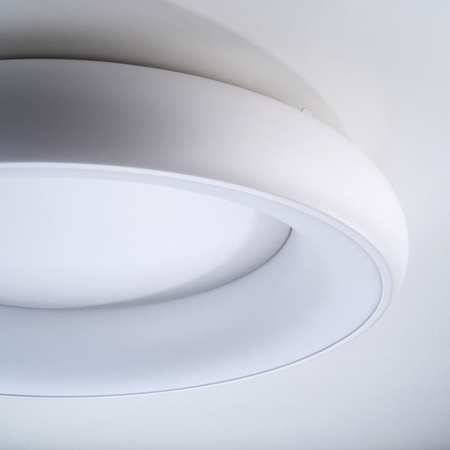 Imagen 1 de 8 de Plafón Minimalista 40w De Potencia Led Dimerizable Calido