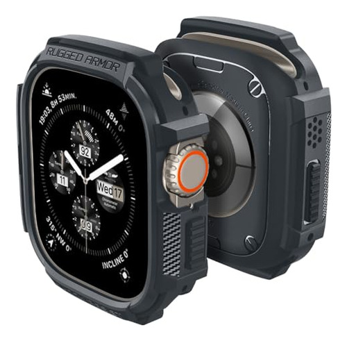 Funda Spigen Rugged Armor Para Apple Watch Ultra 2 - Gris