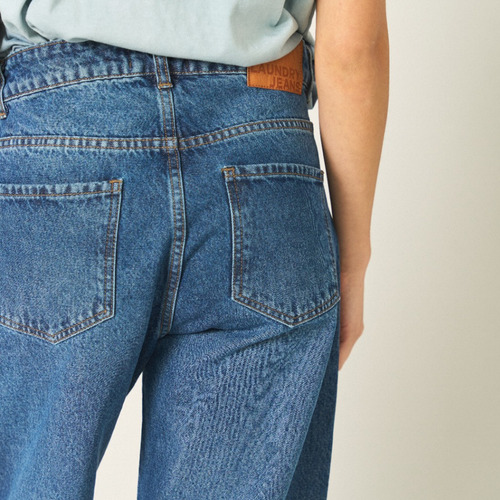Jean Mujer Wide Leg Mujer Rayssa Blue Trelew Laundry Jeans
