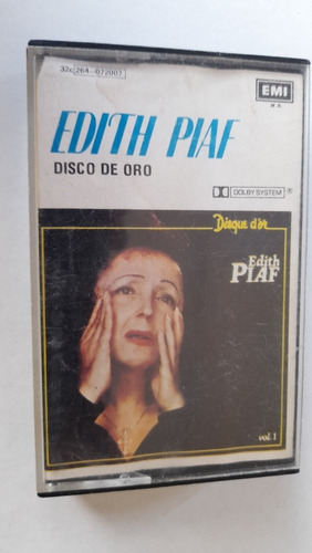 Cassette De Edith Piaf Disco De Oro(1822