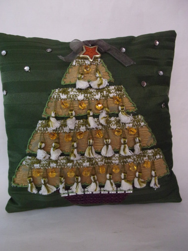 Bellos Cojines De Navidad 32x32 Cms. Decoracion