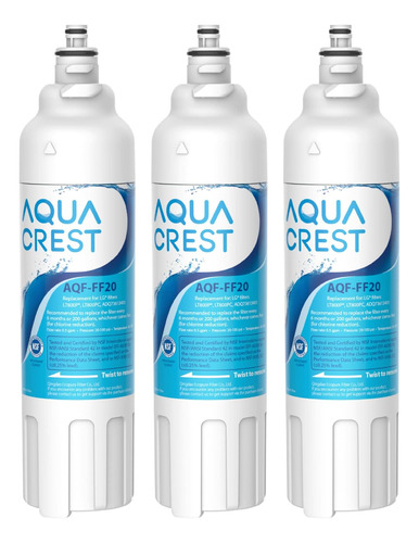 Aqua Crest Adqfiltro De Agua, Repuesto Para LG® Lt800p®, Adq