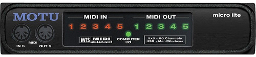 Motu Interfaz Midi Usb Micro Lite