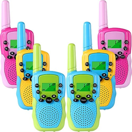 Regalos De 6 Paquetes De Walkie Talkies Niños Y Niñas...