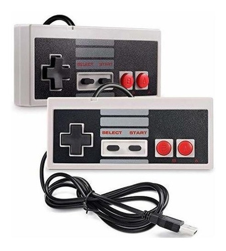 2 Unidades Nes Controlador Clasico Controlador Usb Pc Retro 