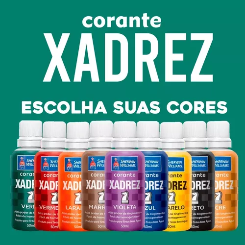 Corante para Tinta Vermelho, Item de Decoração Xadrez Nunca Usado 84440772