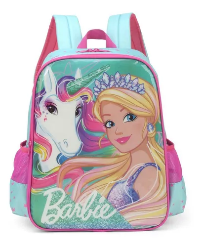 Mochila Back School original con dise o de unicornio para Barbie