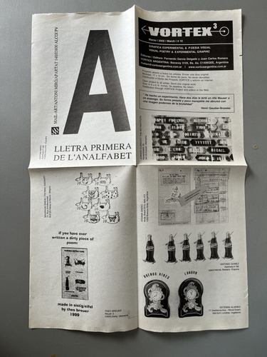 Revista Vortex3 - Grafica Experimental - Juan Carlos Romero (Usado)