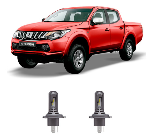 Kit Luces Led Bajas Y Altas Mitsubishi L200 / Sosegur