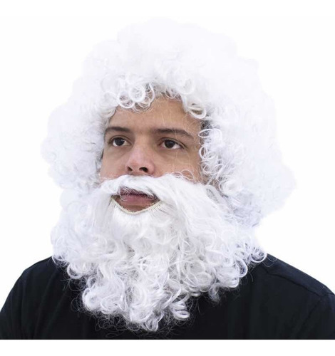 Peluca Con Barba Santa Claus Deluxe