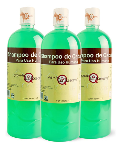 Shampoo De Caballo Verde Para Uso Humano Yeguada La Reserva