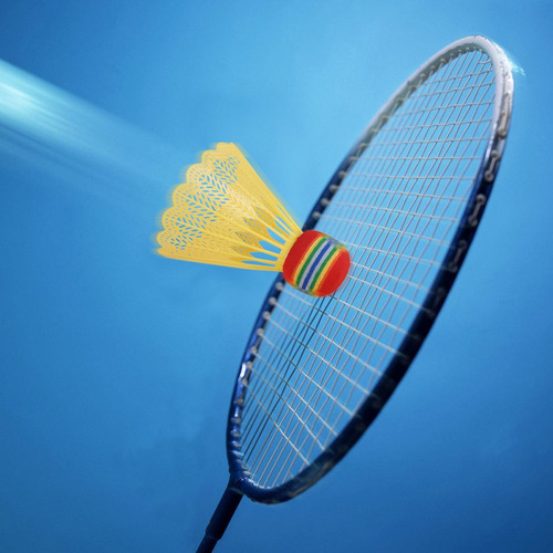 10pcs Shuttlecocks Nylon Badminton Várias Cores Duráveis