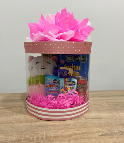 Caja De Regalo Sorpresa Premium | Peluche, Dulces Y Bebida