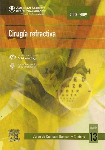 Libro Cirugía Refractiva De American Academy Of Ophthalmolog