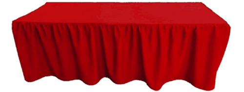 Mantel Bambalina Para Mesa De 2.40x0.73 Varios Colores 