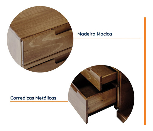 Cama Solteiro Multifuncional Madeira Maciça Irara Cabecasa