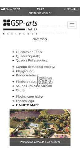 Imagem 5 de 7 de Terreno À Venda, 760 M² Por R$ 260.000,00 - Condomínio Gsp Art's - Itatiba/sp - Te1276