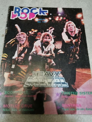 Revista Rock Pop Heavy Metal Número 120