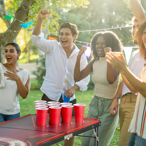Mesa Para Beer Pong Mesa De Juegos De Beber 8 Pies Plegable