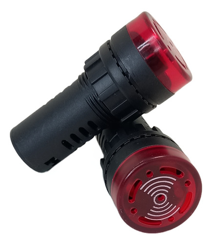 Alarme Visual Com Buzzer 22mm 24 V Porta De Painel