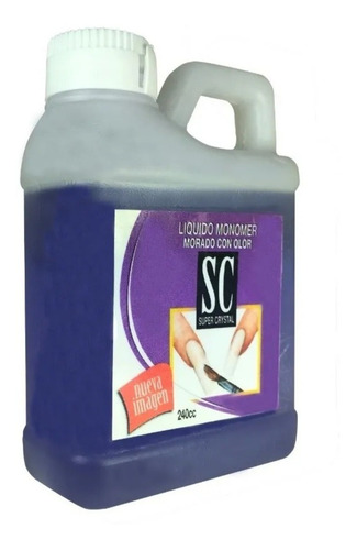 Liquido Monomer Morado Super Crystal 240 Ml