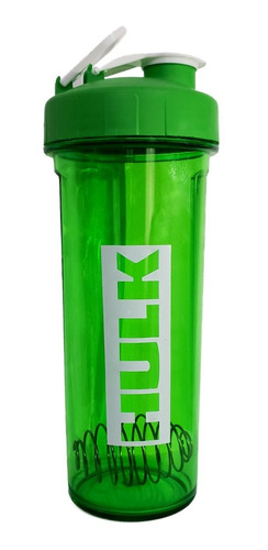 Shaker Hulk Design Grande Vaso Gym Caramañola 750 Bpa Free