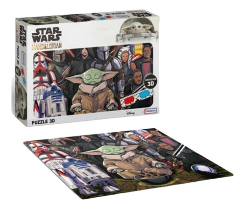 Star Wars Mandalorian Puzzle Rompecabezas 3d Tapimovil 