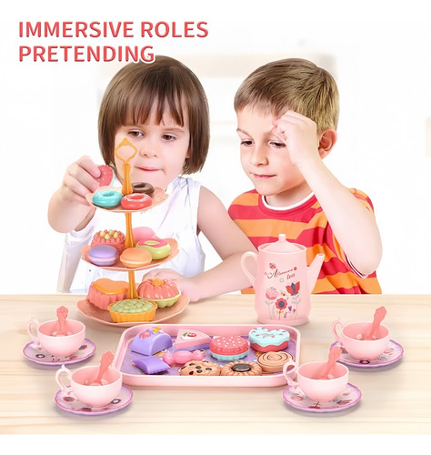 Set De Juguetes Para Niños Diy Simulation Afternoon Tea Snac