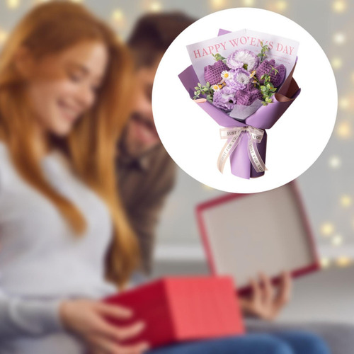Flores De Crochet Flores Artificiales Tejidas Para El Día