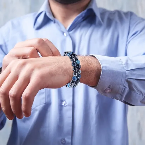 Pulsera De De De Tigre Pulsera De La Suerte Para Hombre Puls