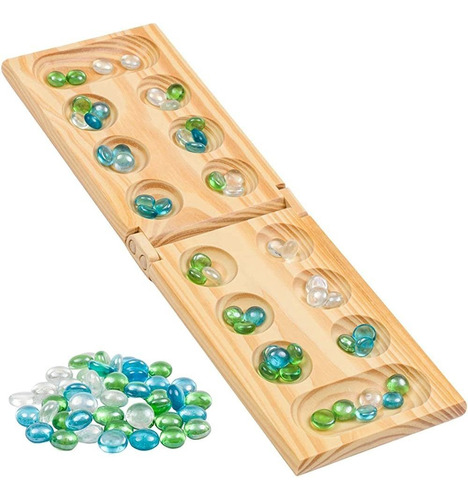 Regal Games - Juego De Mesa Mancala De Madera - Tablero De M