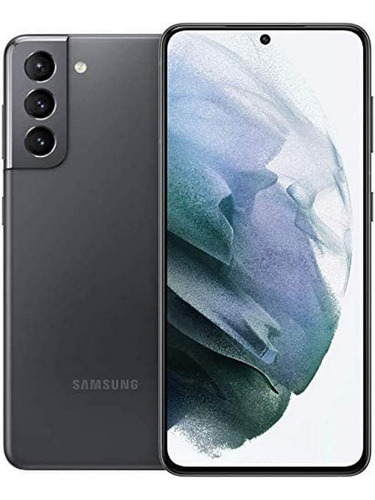 Samsung Galaxy S21 5g, versión estadounidense, 128 GB, gris fantasma, desbloqueado (renovado) - Bueno (Reacondicionado)