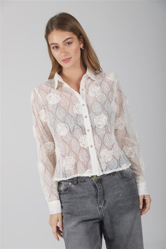 Camisa Premium London Broderie Bordada Guk70017 Arizona