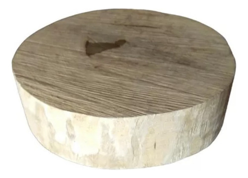 Tabla Tronco Para Picar Alimentos Madera De Mezquite 20x20