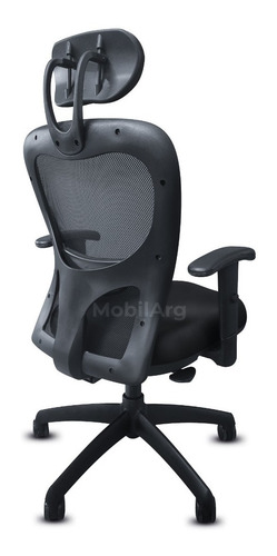 Imagen 4 de 9 de Sillón Ejecutivo Citiz Ergonomico Oficina Con Brazos Regulables Cabezal Y Apoyo Lumbar + Envio Gratis