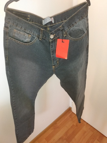 Jeans Hombre Gris Oscuro Rígido