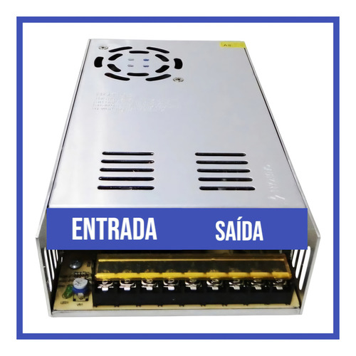 Fonte Chaveada 50a 12v 600w Para Som Automotivo/leds/cftv