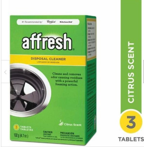 Tabletas Limpiadoras Para Trituradora De Residuos Affresh 3 